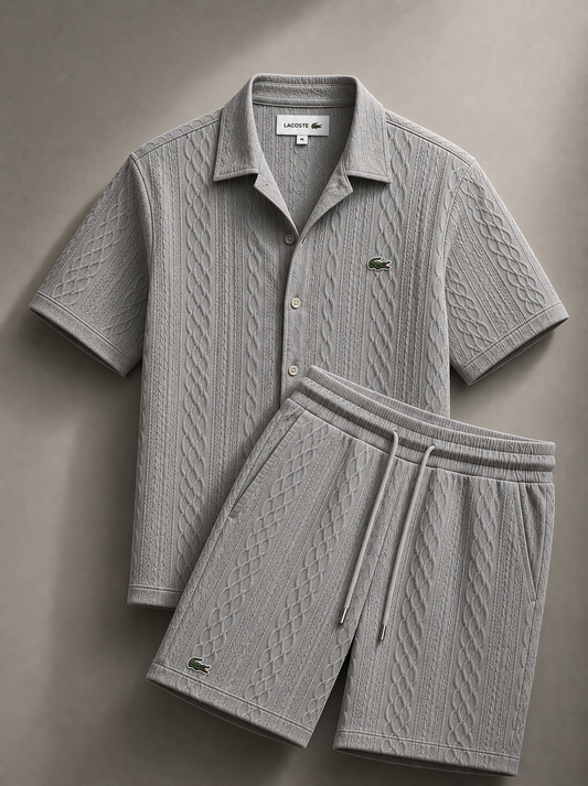 Royal Knit Set in Grey