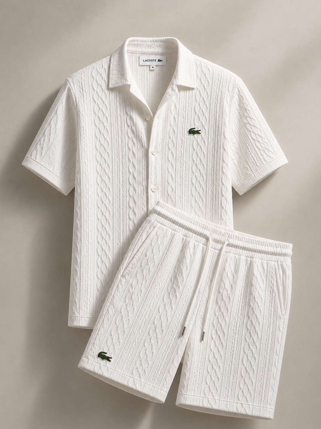 Royal Knit Set in White