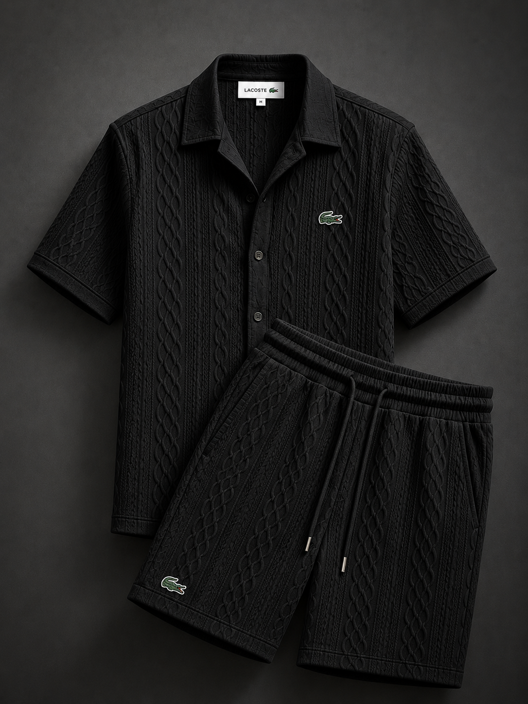 Royal Knit Set in Black
