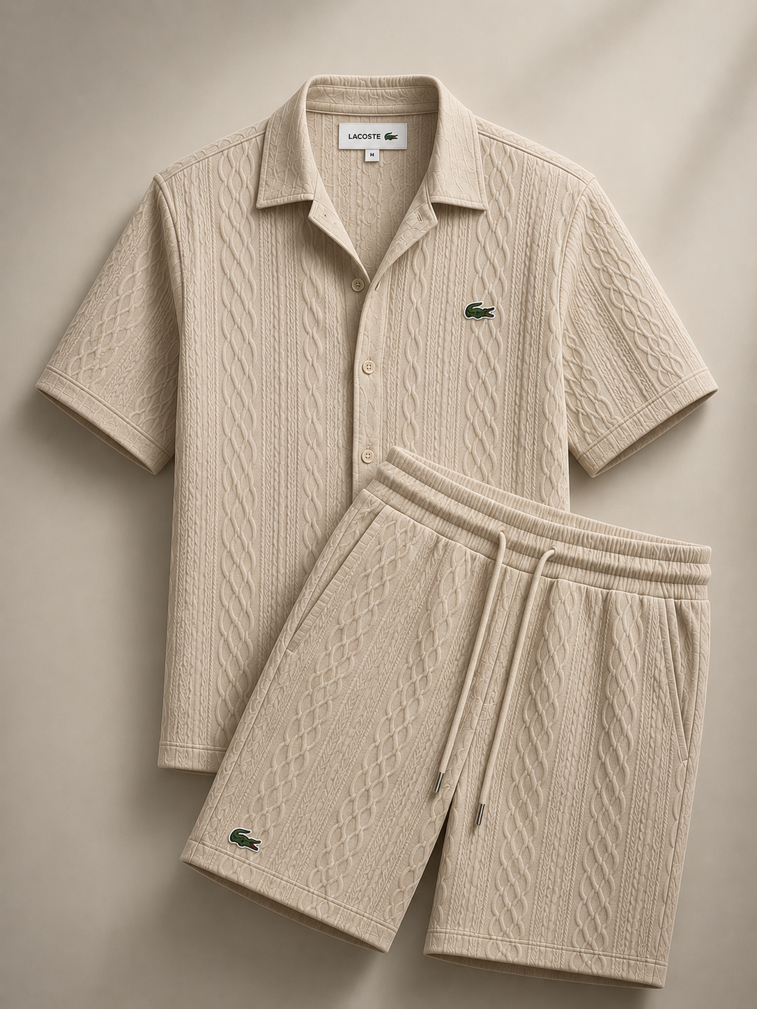 Royal Knit Set in Beige